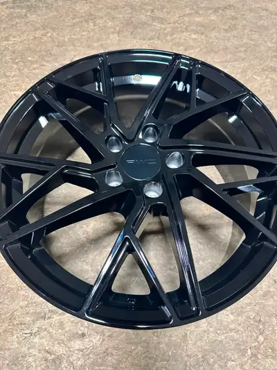 Brand new, still in boxes, never been mounted. Black RWC alloy wheels for Civic, Crv, HRV or Accord