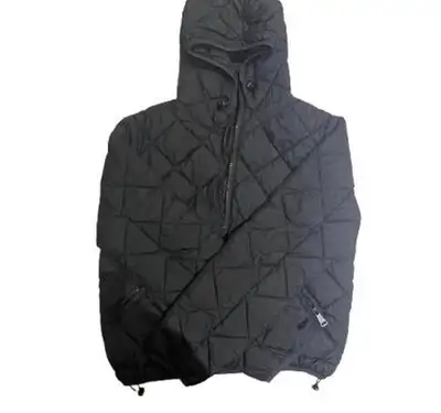 ༉‧₊˚. Black puffer coat ., View more