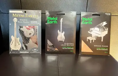 Steel models $15 each or all 3 $40