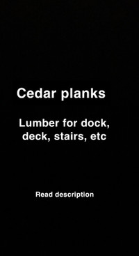 Cedar plans