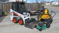 Snow removal, lawn care, landscaping and  general dirt work.