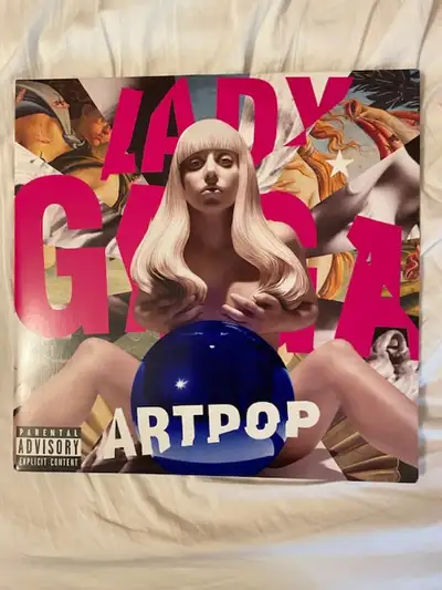 Lady Gaga Art Pop Artpop Vinyl album Blue Pressed Limited ed