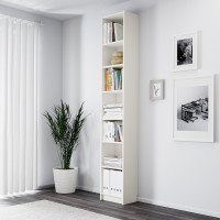IKEA Billy Bookcase white 15 3/4x11x93 1/4