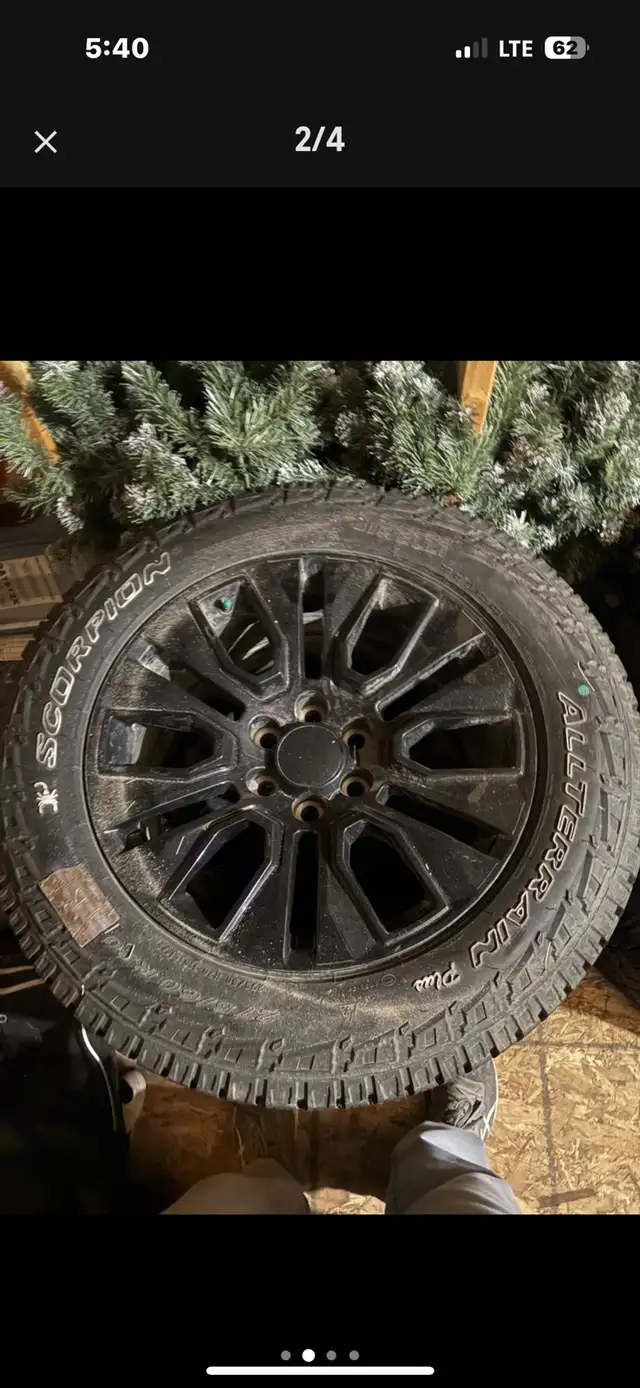 275/60/R20 Pirelli Scorpion Allterrain Plus Tires. Replica Rims. in Tires & Rims in Truro - Image 2