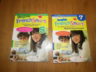 Complete French Smart Grade 5 - $20 Complete French Smart Grade 7 - $20 Pick up at Middleton Mountai...