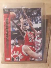 1993 Upper Deck Basketball Jordan/Chamberlain SP3 Insert Card