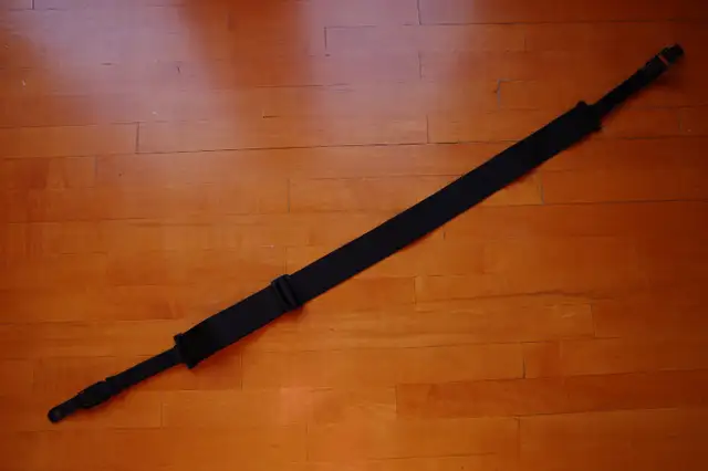 LEVY'S M15 BLACK GUITAR STRAP WITH QUICK RELEASE, 5CM W X 140 CM in Guitars in Gatineau - Image 2