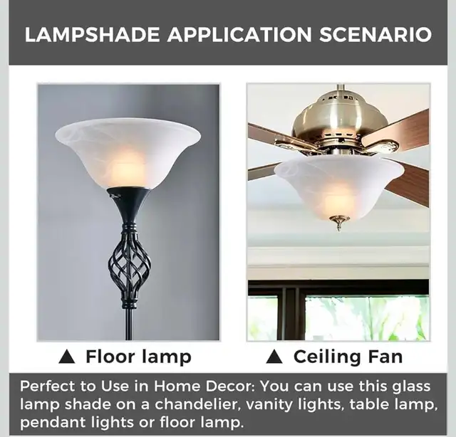 JIAOGEPENGYOU Lamp Shade in Indoor Lighting & Fans in Oshawa / Durham Region - Image 4