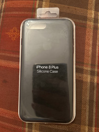 iPhone 8 Plus silicone case (black)