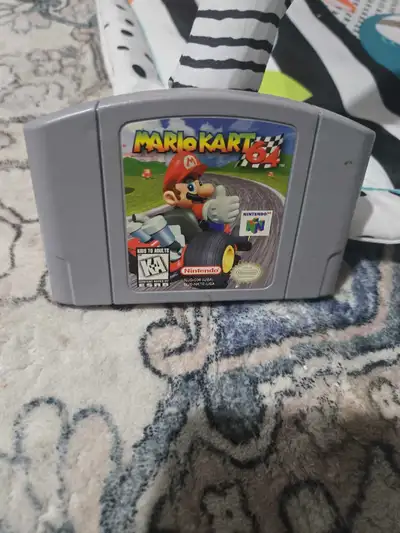 mario kart n64 game Nintendo 64, View more