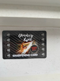 Pro Hockey Life Sharpening Card