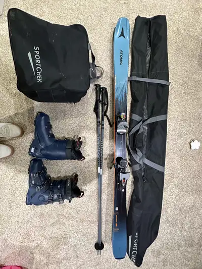 Salomon Boots + Atomic Skiis, View more
