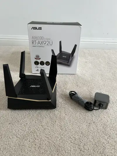 Asus RT-AX92U AX6100 Tri-band Wifi 6 Wireless Router, View more