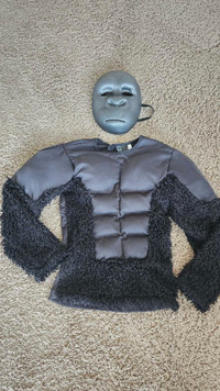 Children's gorilla costume (size 6-8y)
