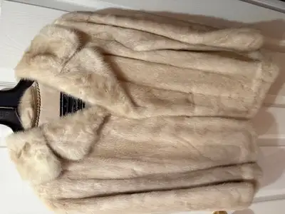 Beautiful short mink coat, View more