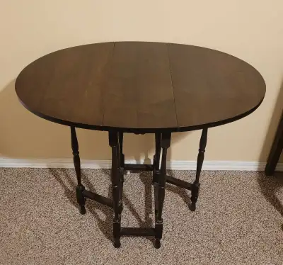 Antique Drop Leaf Table, View more