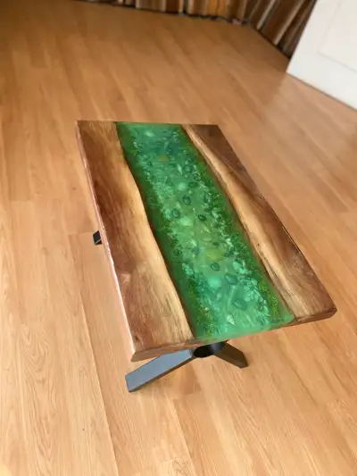 epoxy coffee table , View more