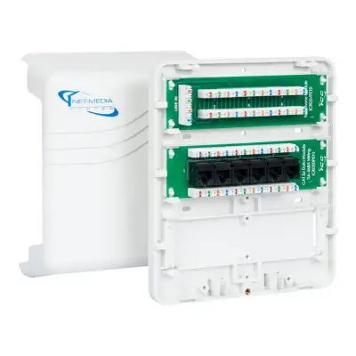 Mini Wiring Enclosure Voice and Data Combo with Cover., View more