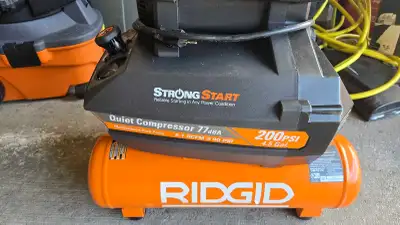 Ridgid Quiet Compressor 200 PSI 4.5 Gal, View more