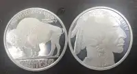 1 oz Buffalo Silver Round - Silvertowne Mint