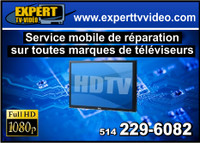 Réparation rapide et économique de téléviseurs HD