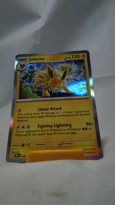 Pokemon Jolteon 29/131 Prismatic Evolutions Card Rare Holo NM, View more