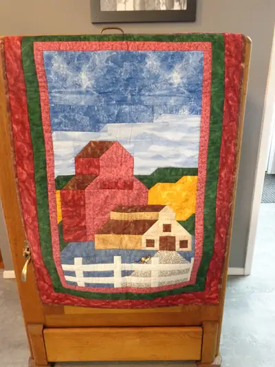 Quilted wall hanging, View more