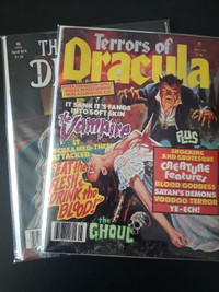 Vintage magazines-Terrors/Tomb of Dracula