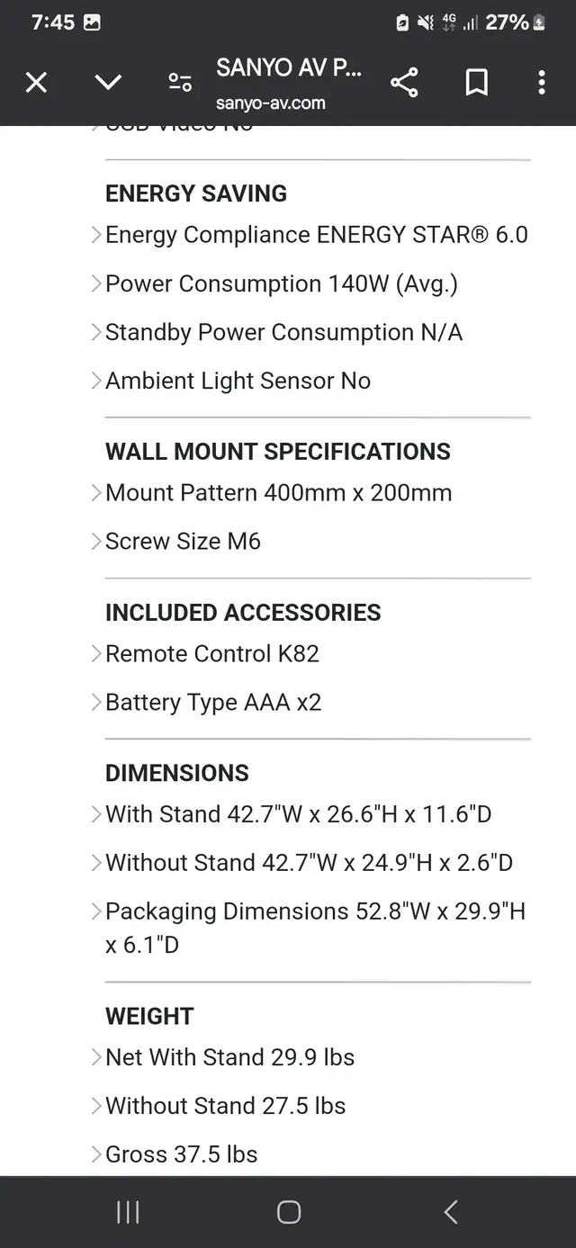 Smart TV 48" SANYO  in TVs in Ottawa - Image 7