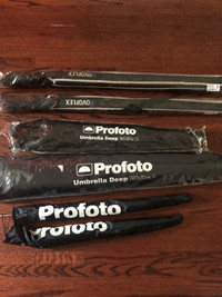 Profoto and Novoflex  umbrellas