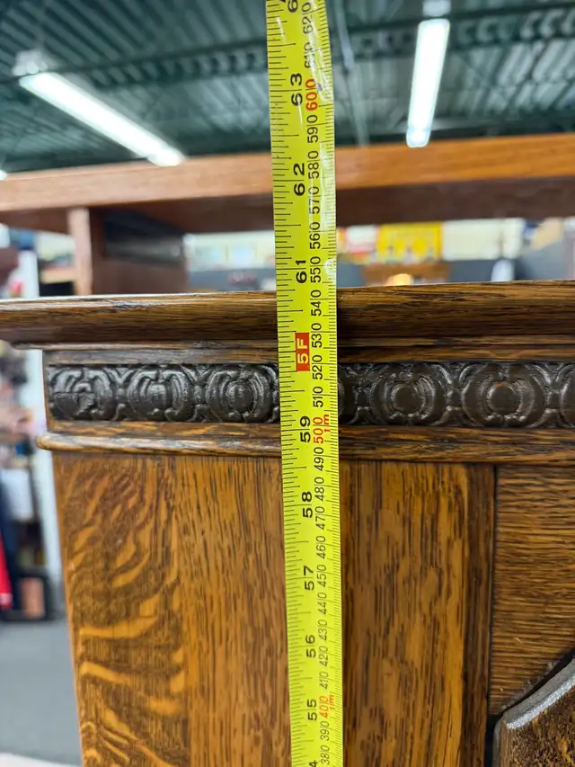 Vintage solid wood display cabinet  in Hutches & Display Cabinets in Edmonton - Image 10