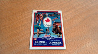 Carte Kraft Singles 3D Olympique 8 Natation 1992 K. Topham 3558