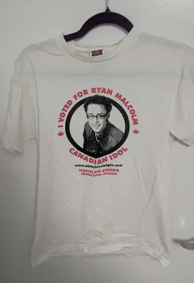 Ryan Malcolm T-Shirt (Canadian Idol) - Men's Size Small, View more