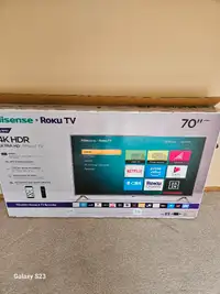 70 inch roku tv turns on then off