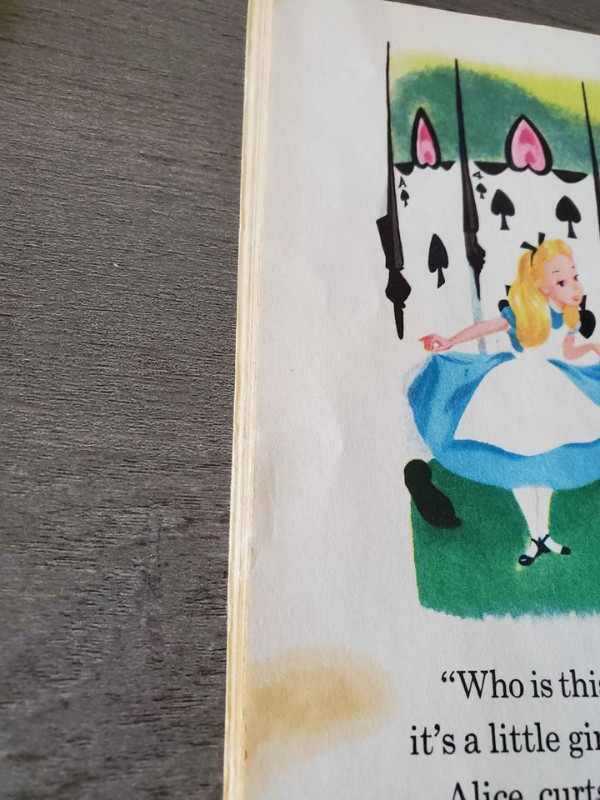 Vintage (1970s) Alice In Wonderland Read-along Book **No record in Children & Young Adult in Edmonton - Image 4