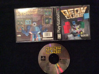 Geom cube - rare playstation 1 game complete