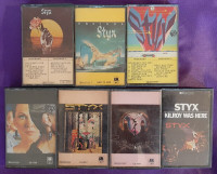 Styx Cassettes $5 Each