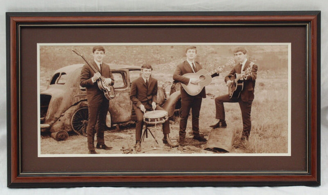Early Beatles sepia tone photo large format rare in Arts & Collectibles in St. Catharines - Image 2