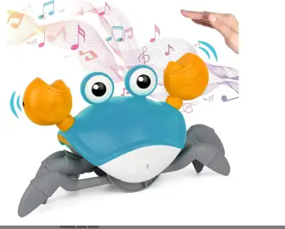 Crawling Crab Baby Toy Electronic Light-Up Music and Lights. W, View more