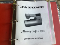 Janome Sewing Machine Workbooks