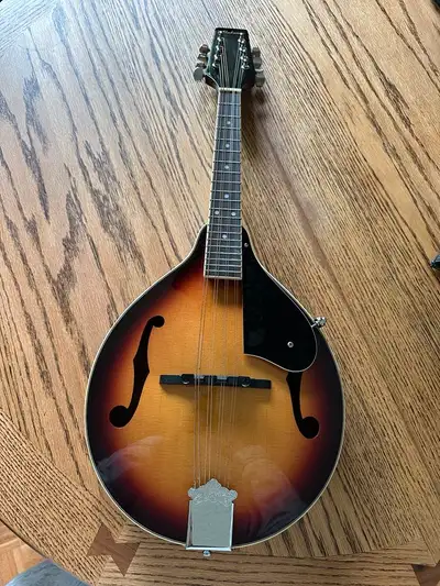 Alabama ALM20 Solid Top A-Style Mandolin, Amber Sunburst, View more