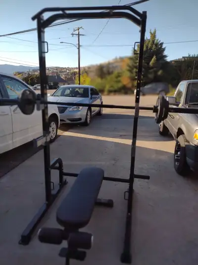 Squat Rack, Bench, Weights..., View more