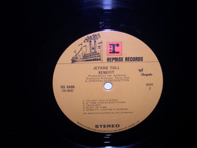 Jethro Tull - Benefit (1970) LP dans CD, DVD et Blu-ray  à Ville de Montréal - Image 2