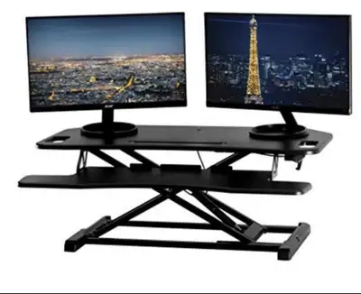 TechOrbits Height Adjustable Stand Up Desk - 37" C, View more
