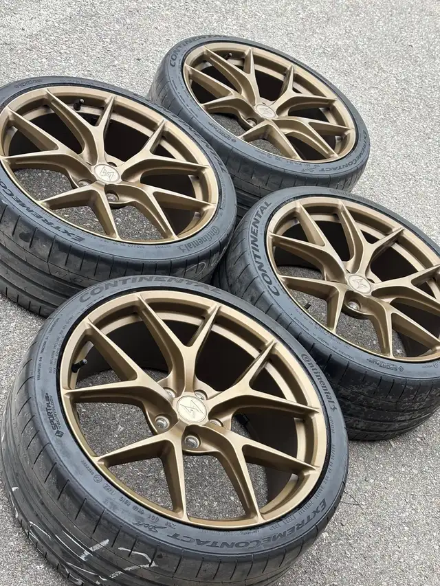 19"Sentali(5x112)+245/35/R19 Conti-A5/A4/TT/Passat/Jetta/C Class in Tires & Rims in Oakville / Halton Region - Image 4