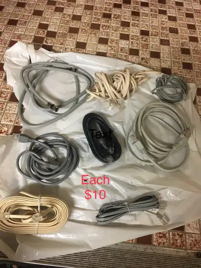 Variety of Cables & Antennas - price is on the pictures , View more