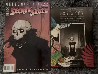 Hollow city book  and comic Secret Skull  $5 for the 2 , View more