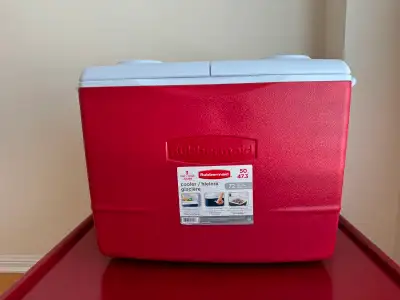 Portable Cooler 50 QT, red, View more