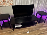 Coffee table/ tv stand with two end tables