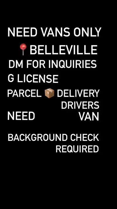 Only vans , dm with your number